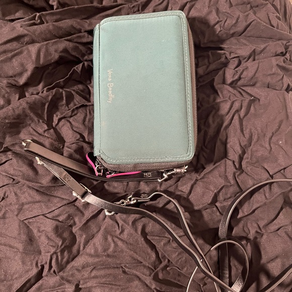 🌤️ Vera Bradley RFID 3-in-1 Crossbody Wallet Wristlet - Picture 2 of 5